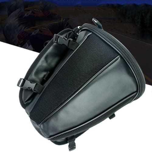 AAWEI Motorbike Rear Seat Bag for Royal Enfield Himalayan 450,Waterproof Motorcycle Tail Bag Luggage,Small Size Large Capacity,Breathable Mesh Outdoor Riding Pack