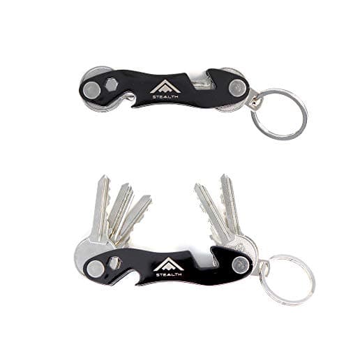 Stealth Pocket Key Holder - Carbon Fibre Key Organiser with Bottle Opener