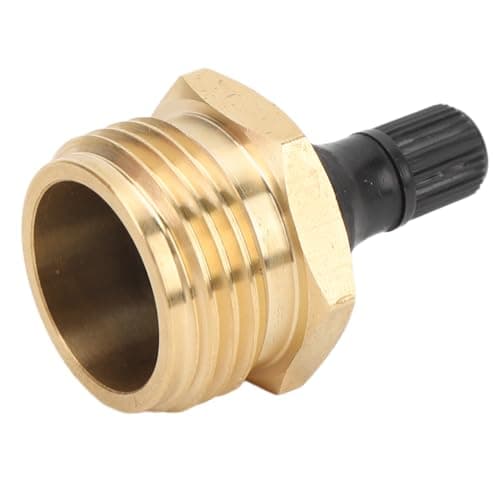 Aramox Blow Out Plug Brass RV Winterizing Adapter Fitting for Water Hose, Clears RV Pipes for Motorhome Travel Trailer, Simple Winter Prep and Line Blowout Use — view 4