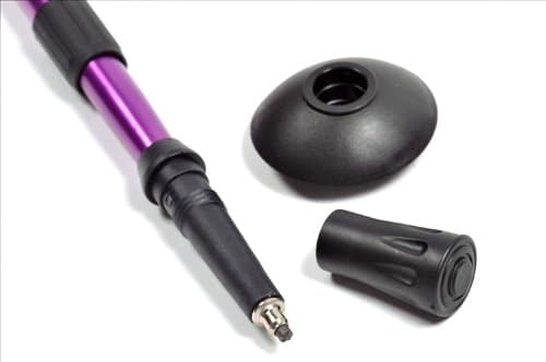 One Trekrite Womens Adjustable Anti Shock Hiking Stick/Walking Pole - Purple — view 3