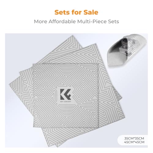 K&F CONCEPT Lens Camera Protective Wrap,(2pack,13.7" x 13.7"+17.7" x 17.7") — view 2