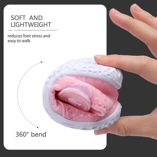 JOINFREE Slippers for Baby Boys Girls Summer Water Shoes Breathable Comfort Non-Slip Toddler Aqua Shoes Quick-Dry for Beach, Pool & Swimming NPink 12-18 Months — view 6