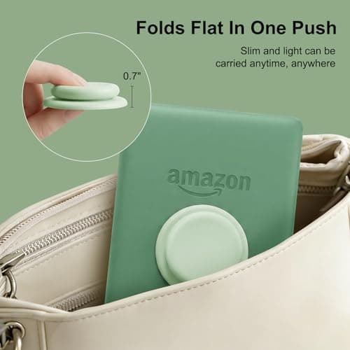 MOROCK Grip for Kindle with Kickstand and Magnetic Stand, Matcha Green — view 5