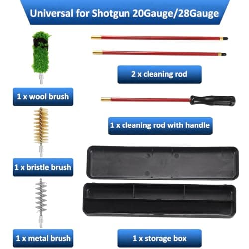 MOCNT Gun Cleaning Kit Clean Mops Brushes Gun Barrel Brush Tool Universal — view 3