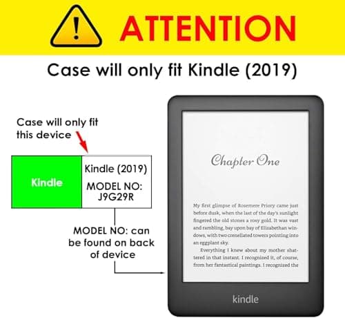 Forefront Cases Case for Amazon Kindle 6" (10th Generation - 2019 Model) - Navy Blue - Slim, Light & Protective, Smart Auto Sleep-Wake Function Cover for Kindle 6" — view 4