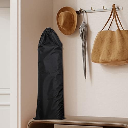 Gcerfby Extra Large Black Nylon Waterproof Drawstring Bags, Drawstring Storage Bag, Fast Drying Carrying Pouch, Fast-Drying Fabric, Easy To Use, Ideal For Camping, Hiking, Fishing, Backpacking — view 3
