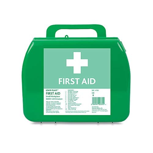 Lewis-Plast Small Premium BS8599-1 Compliant (Low Risk High Risk) First Aid Kit - First Aid Kit For Injuries — view 2
