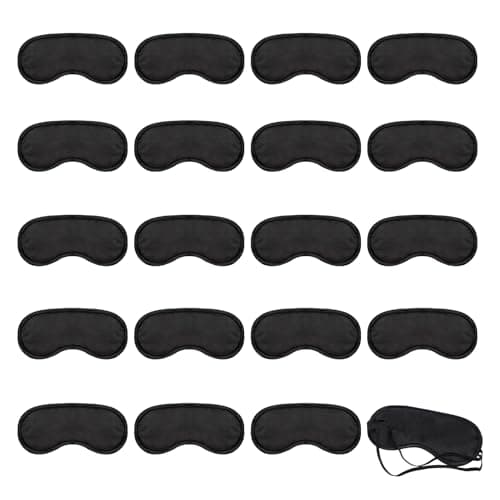 20 Pack Eye Mask,Blindfold Eye Mask Cover Sleep Mask,Comfortable Blinder