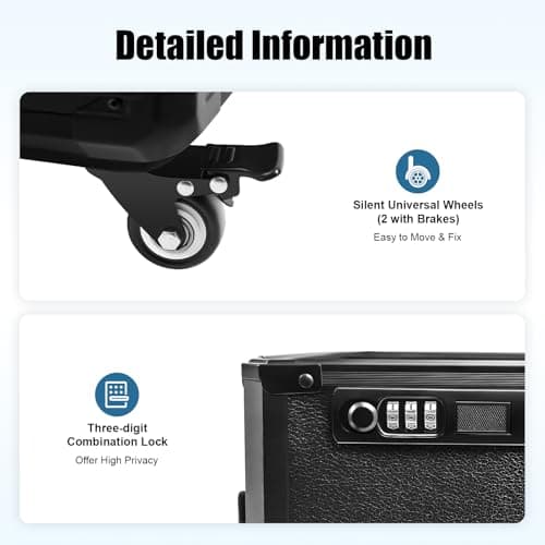 VonVVer 3 in 1 Tattoo Travel Case with Tattoo Armrest & 3 Drawers — view 5