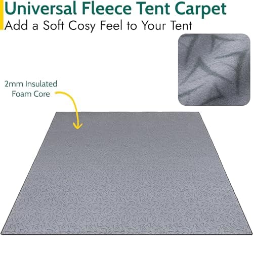 Trail Soft Fleece Tent Carpet, 220cm x 200cm — view 2