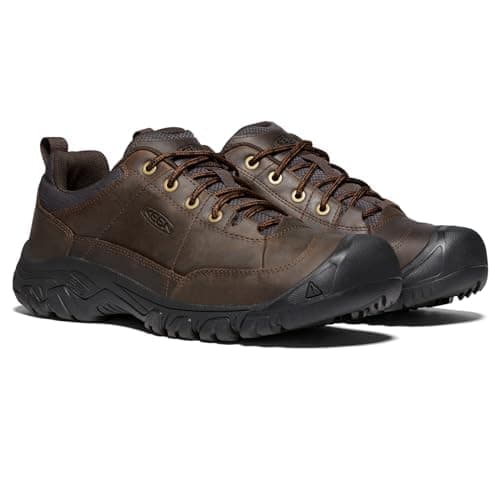 KEEN Men's Targhee 3 Oxford Casual Hiking Shoes, Dark Earth/Mulch, 9.5 — view 3