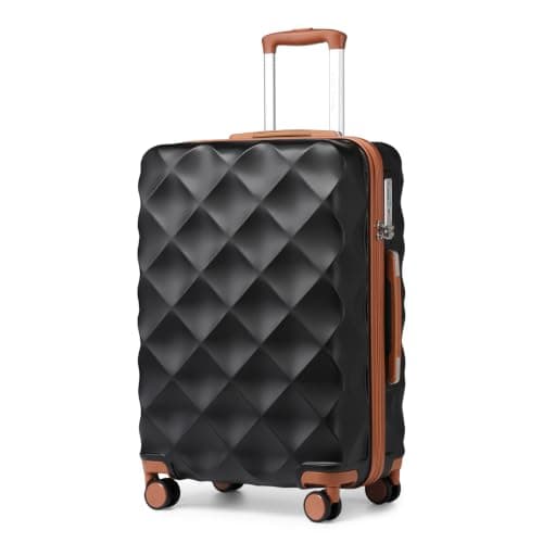 British Traveller 28 Inch Large Suitcase, Lightweight Hard Shell Luggage