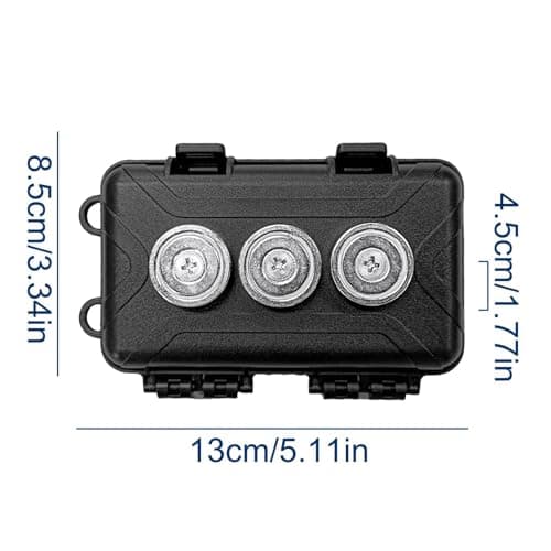 Small Magnetic Key Holder Box Safe Protective Key Box Car Accessories — view 5