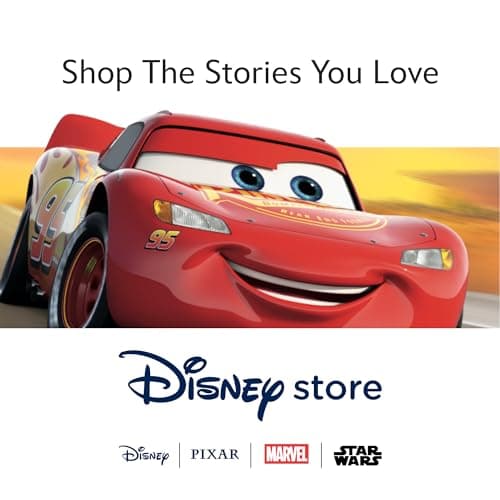 Disney Store Official Lightning McQueen Car-Shaped Suitcase, 57 x 30 x 23cm — view 3