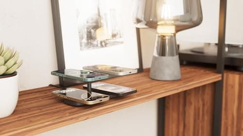 Zens 15W Quattro Wireless Charger Pro 4, Black — view 5