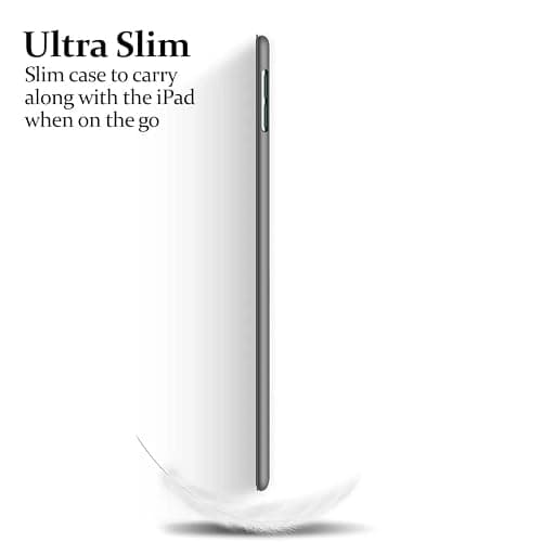 For Apple iPad 10.2 inch 9th/ 8th/ 7th Generation, Smart Magnetic Stand Case, Leather Cover with Magnetic Closure, Anti-Scratch and Lightweight Case (2021/2020/2019) (Grey) — view 6