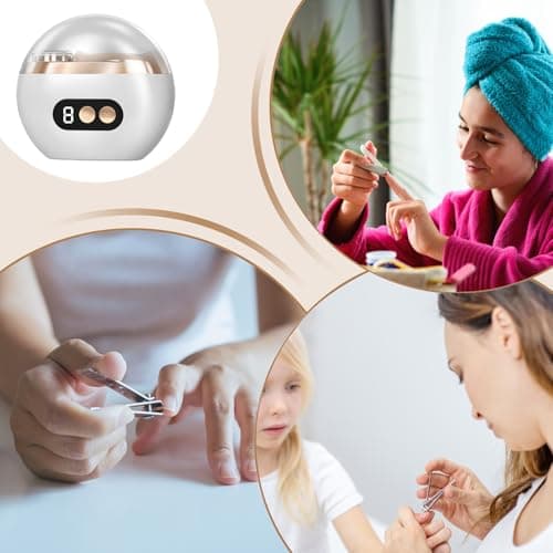 Electric Nail Trimmer LED Light Up with Scraps Collector — view 4