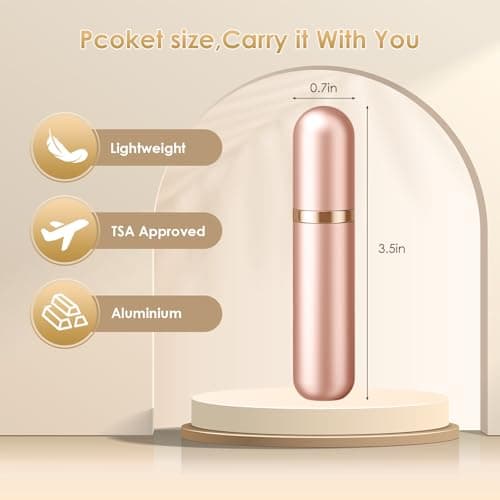 JOOMOKO Perfume Atomiser Perfume Travel Bottle 5ml Atomiser Spray Bottle — view 2