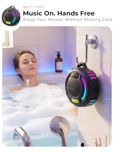 havit Shower Speaker IP67 Waterproof Floating Bluetooth with Clock — view 5