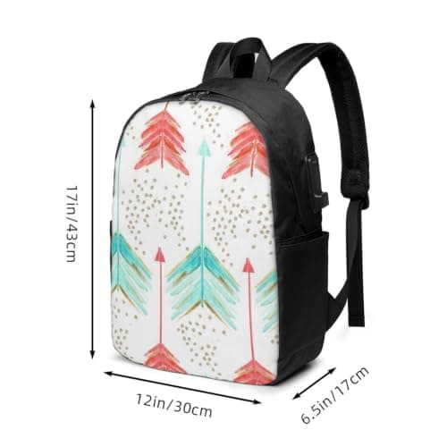 FEYUNYAN Laptop Backpack For Men Women, Usb Charging Port & Headphone Jack — view 3