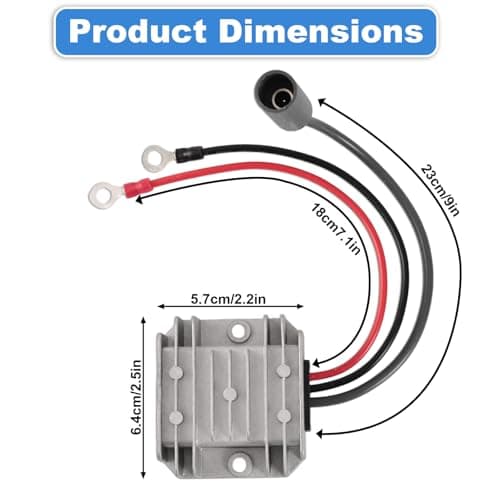 12V to 30V 3.5A DC Boost Converter Compatible with Starlink Mini, Waterproof Step Up Power Adapter with Female Plug 9-28V Input Battery Voltage Conversion Kit for Starlink Mini Power Supply — view 2