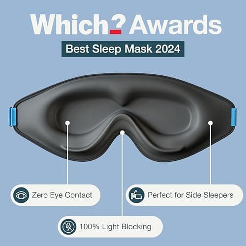 MyHalos Blackout Sleep Mask, Eye Mask for Sleeping, Zero Pressure, Travel — view 5