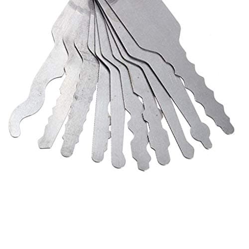 10 pcs, Jiggler lock picks for double sided lock fasteners selection tool — view 4