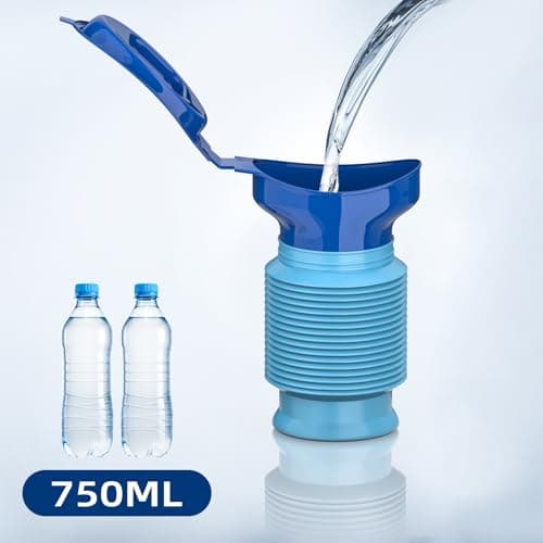 Pee Bottles for Men, Adjustable Emergency Urinal, Portable Toilet 750ML — view 3