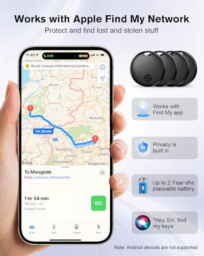 Hauibela Air Tracker Tag Item Finder Compatible with Find My APP (iOS Only) — view 2
