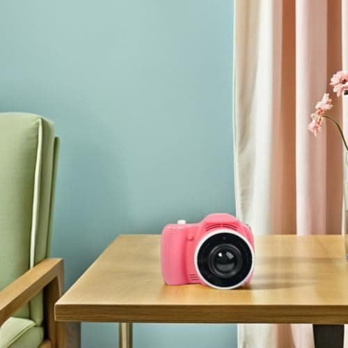 Photo Projector Camera 1080p with Music Playback Pink Plastic — view 3