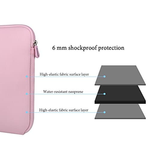 Aucase Laptop Case Sleeve 13.3 14 Inch, Thickest Lightest Water Resistant Neoprene Protective Laptop Bag for Men and Women, Compatible with MacBook 15.3''/ Air 15'' M3 M2, Chromebook — view 3