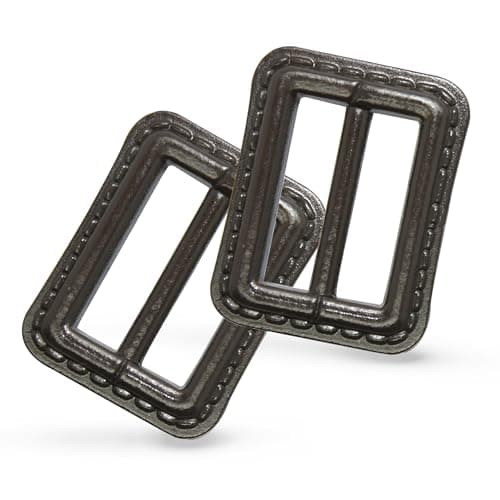 Trimming Shop Dark Brown Tri-Glide Buckle - Replacement Clasp, 50mm, 2pcs