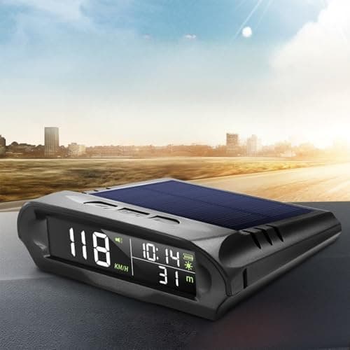Beimus Car Head Up Display Solar Powered 1000mAh Battery Ideal for Daily Commute and Long Distance Travel Improves Road Night Driving Display — view 6