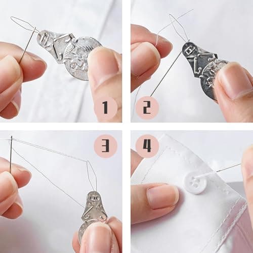 Fizzix Mini Sewing Kit Small Sewing Kit Travel Sewing Kit - Compact Travel Sewing Kit with Scissors, Thimble, Buttons, Safety Pins & More, Ideal for Home, Travel, & Emergency Repairs — view 4