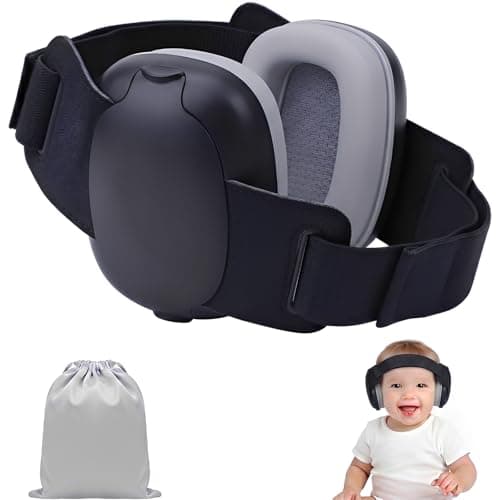 NAYEZH Baby Ear Defenders for 0-3 Years, Adjustable with Hearing‑Protection