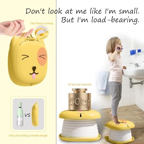 Travel Potty for Toddlers, Foldable Portable Potty for Toddlers: Training Toilet Seat with Disposable Emergency Bag, Lightweight Design for Car Camping, Indoor Outdoor Use by Boys Girls — view 5