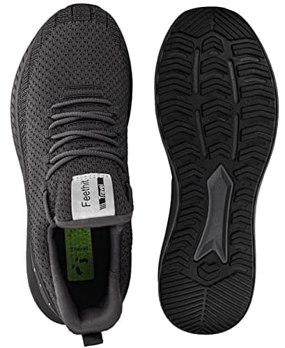 Feethit Womens Trainers Comfort Sneaker Shoes Sport Tennis Dark Gray 7 — view 6