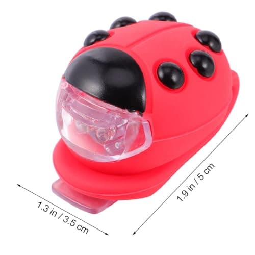 Red Waterproof Bike Light Front Head Lamp for Helmet and Bike — view 2