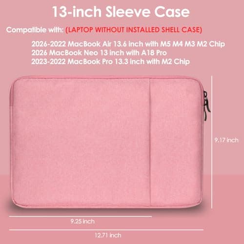 ProElife 13-Inch Laptop Sleeve for MacBook Air 13.6 M5/M4 & MacBook Neo — view 2
