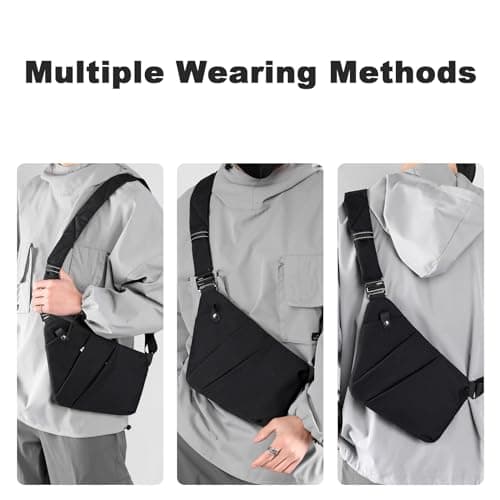 BIRDDIE Anti Theft Travel Bag, One Shoulder Large Capacity Cross-body Bag — view 3