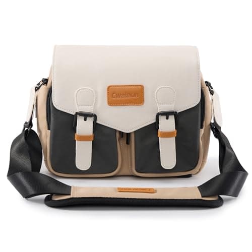 Cwatcun Camera Shoulder Bag, Waterproof Camera Sling Case for Photographers