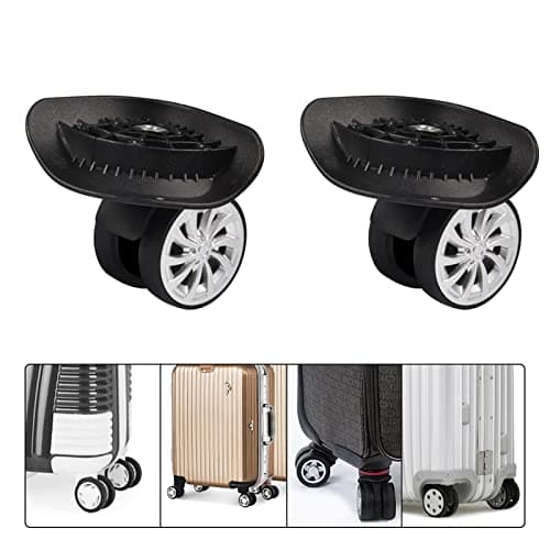 TUKRPQMRI Luggage Suitcase Wheels, Swivel Wheel Replacement Luggage Travel Suitcase Wheels Plastic Bearings Repair Set for Luggage Kits Pack/76 — view 2