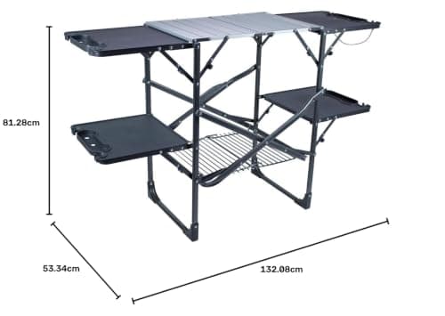 GCI Outdoor Slim-Fold Cook Station Portable Outdoor Folding Table — view 3