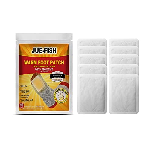 FZJWIKO 10pcs Winter Foot Warmer with Adhesive Toe Warmers, 10pcs