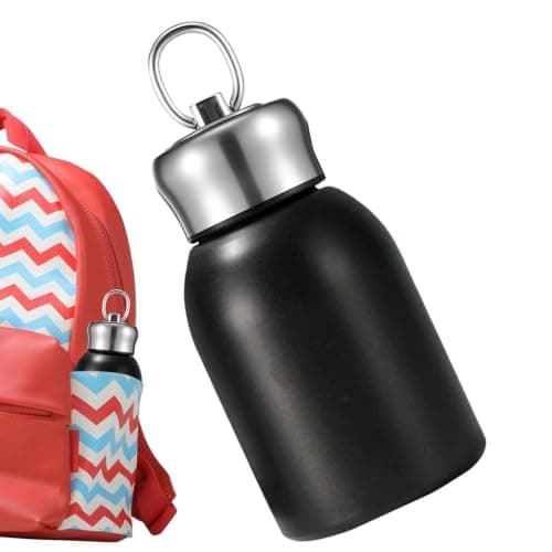 pohejuy Mini Flask, Stainless Steel Cold Hot Thermal Flask