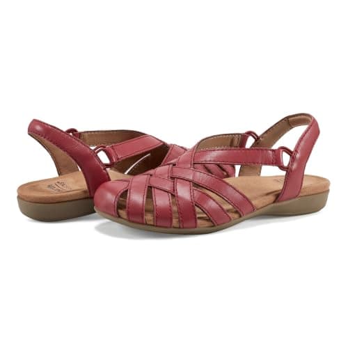 Earth Women's Origins, Berri Sandal, Red 610, 9 Narrow — view 6