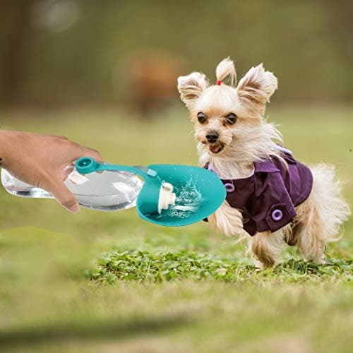 Dog Water Bottle for Walking, TIOVERY Pet Water Dispenser Feeder Container Portable with Drinking Cup Bowl Outdoor Hiking, Travel for Puppy, Cats, Hamsters, Rabbits and Other Small Animals 20 OZ — view 6