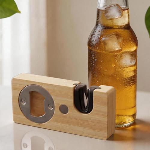 Magnetic Bottle Opener - Multi Tool with Cutter Sharpener - Fridge Mount — view 4