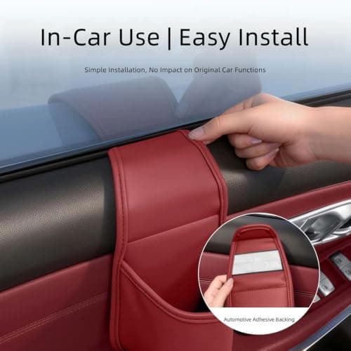 MINGLEA Car Door Storage Pocket, Gray — view 5