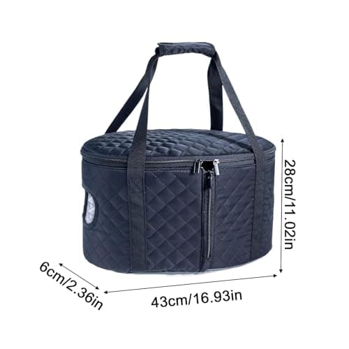Slow Cooker Carrier Large Capacity Insulated Liners Holder — view 6